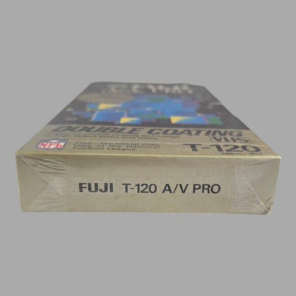 NEW Sealed Fuji A/V Pro Library T-120 Blank VHS 6 Hrs Double Coating Video Tape - Picture 6 of 6